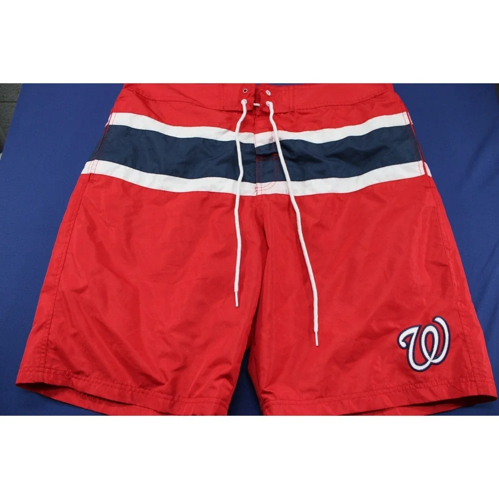 MLB Branded Washington Nationals Swim‎ Trunks Swim Suit Shorts Size XXL